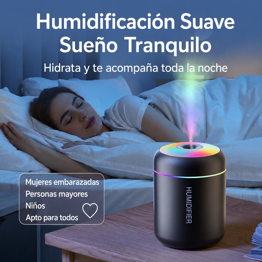 Mini Humidificador USB Silencioso H09 Pro
