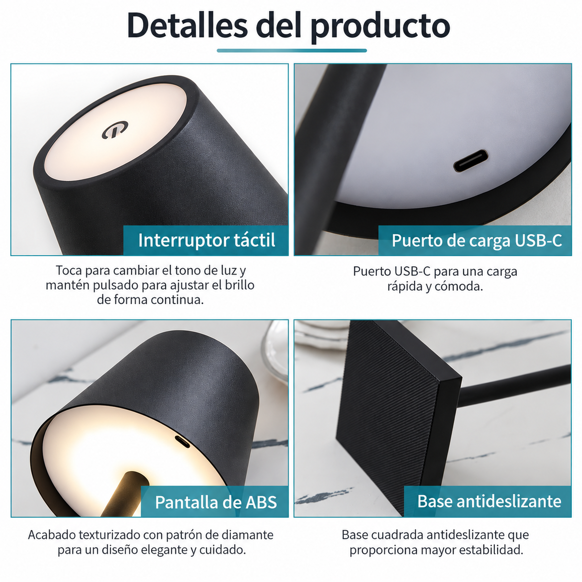 Lámpara de mesa LED