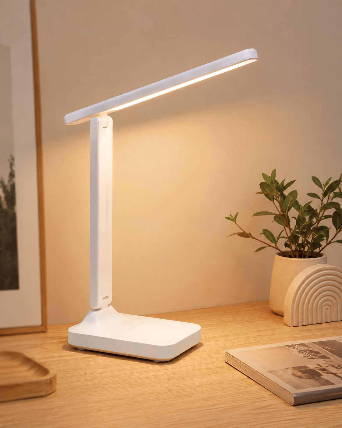 Lámpara de mesa USB