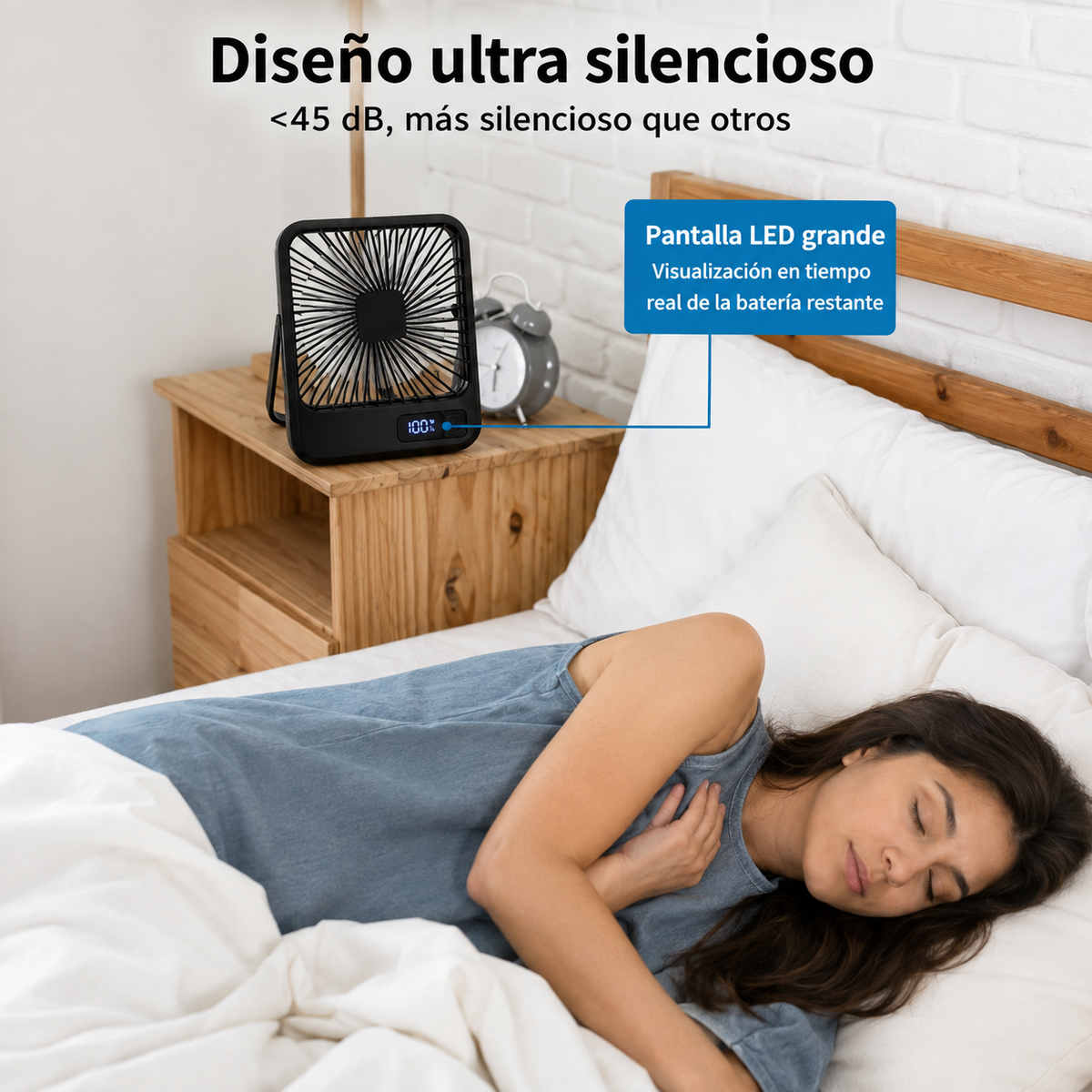 Ventilador USB Plegable con 5 Velocidades