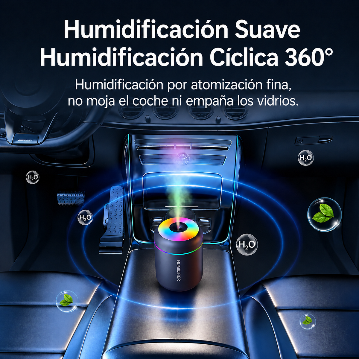 Mini Humidificador USB Silencioso H09 Pro
