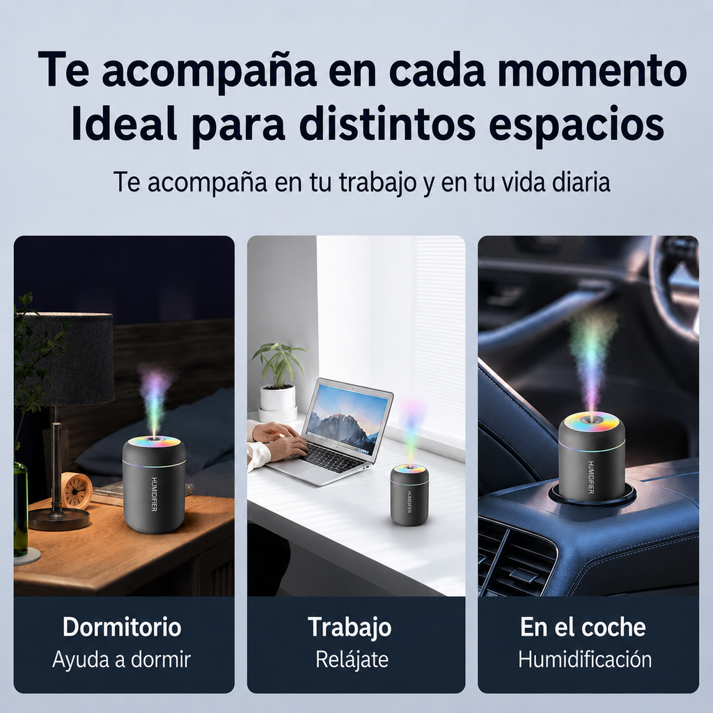Mini Humidificador USB Silencioso H09 Pro