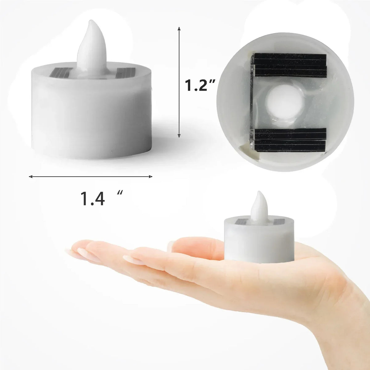 Velas Solares LED para Exterior