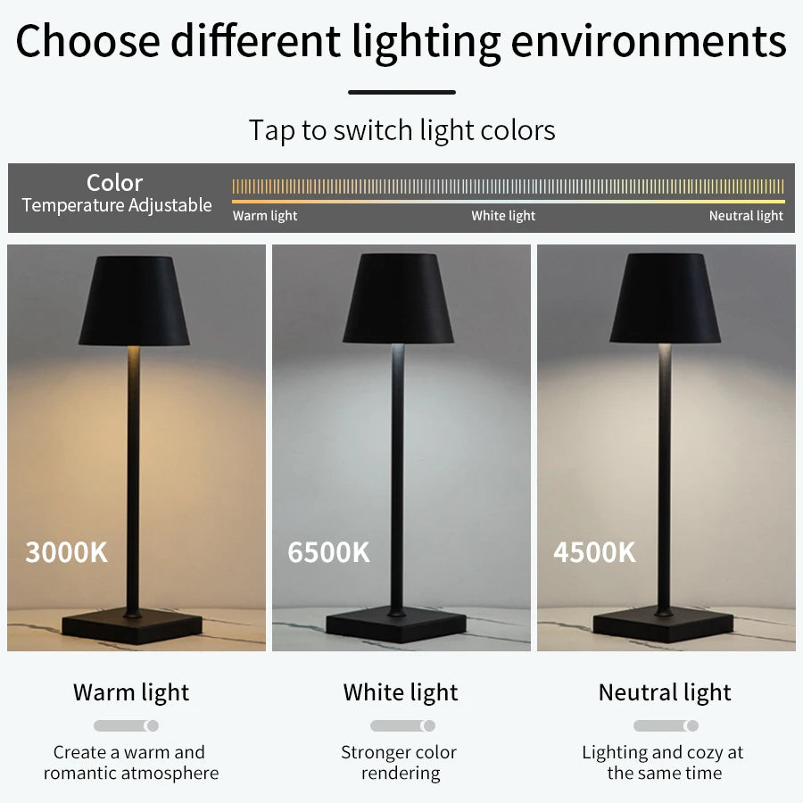 Lámpara de mesa LED