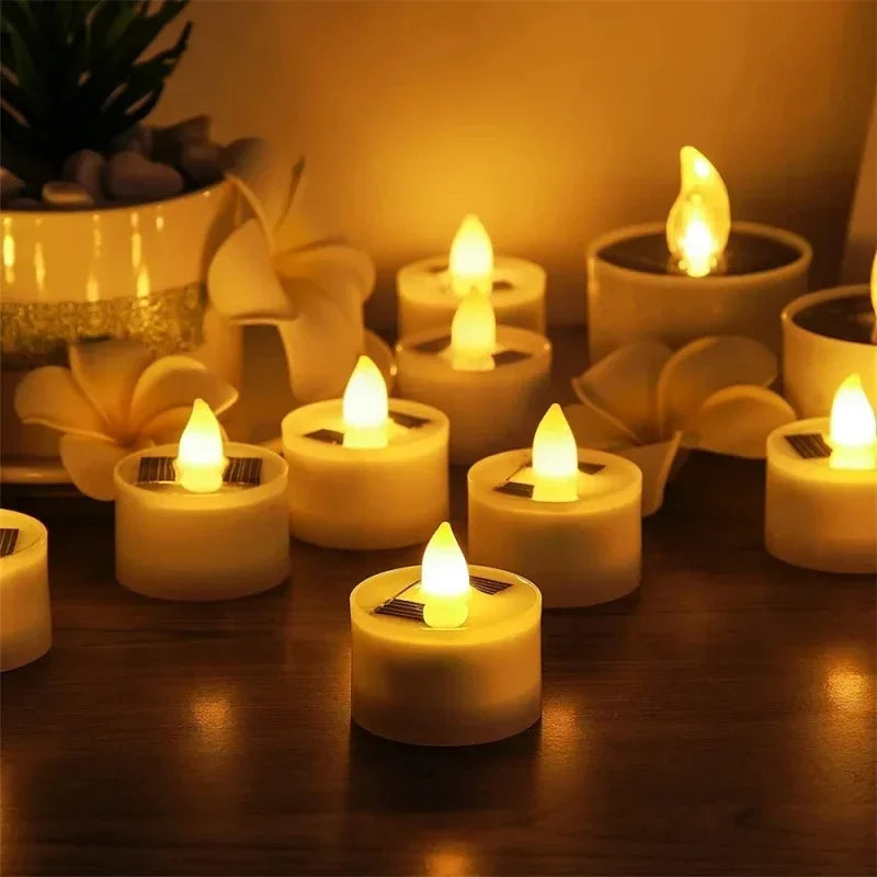 Velas Solares LED para Exterior
