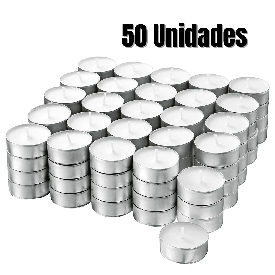 Mini Velas de Té Blancas