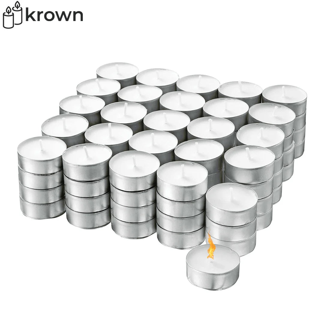Mini Velas de Té Blancas