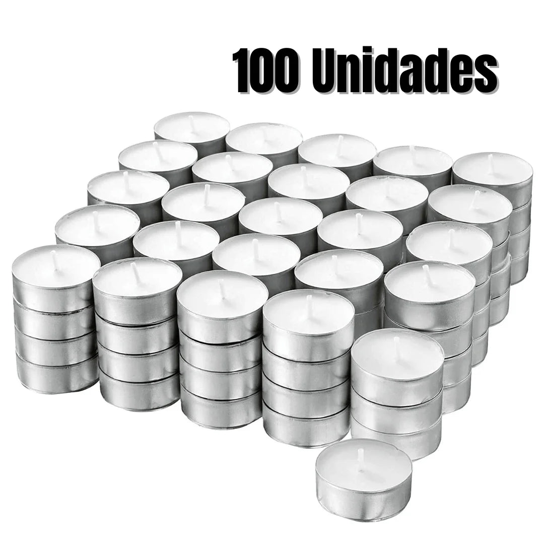 Mini Velas de Té Blancas