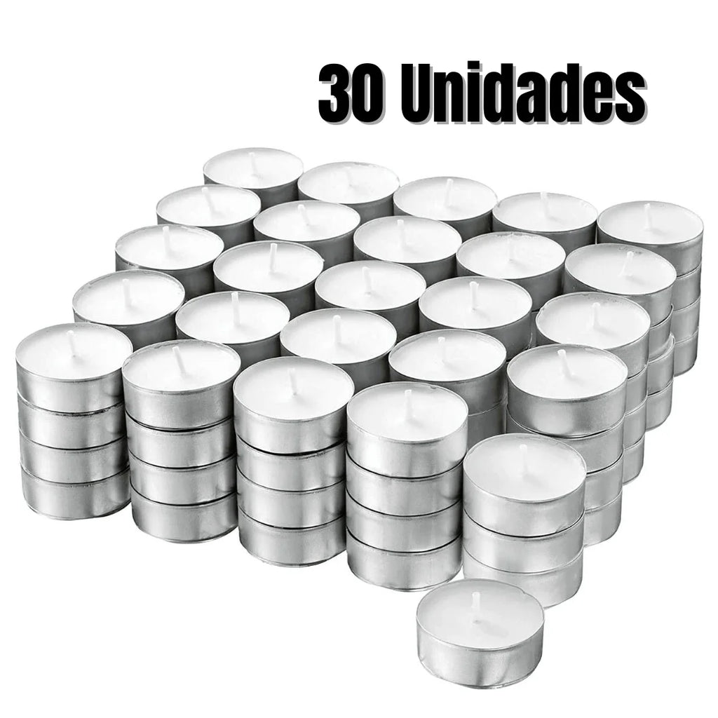 Mini Velas de Té Blancas